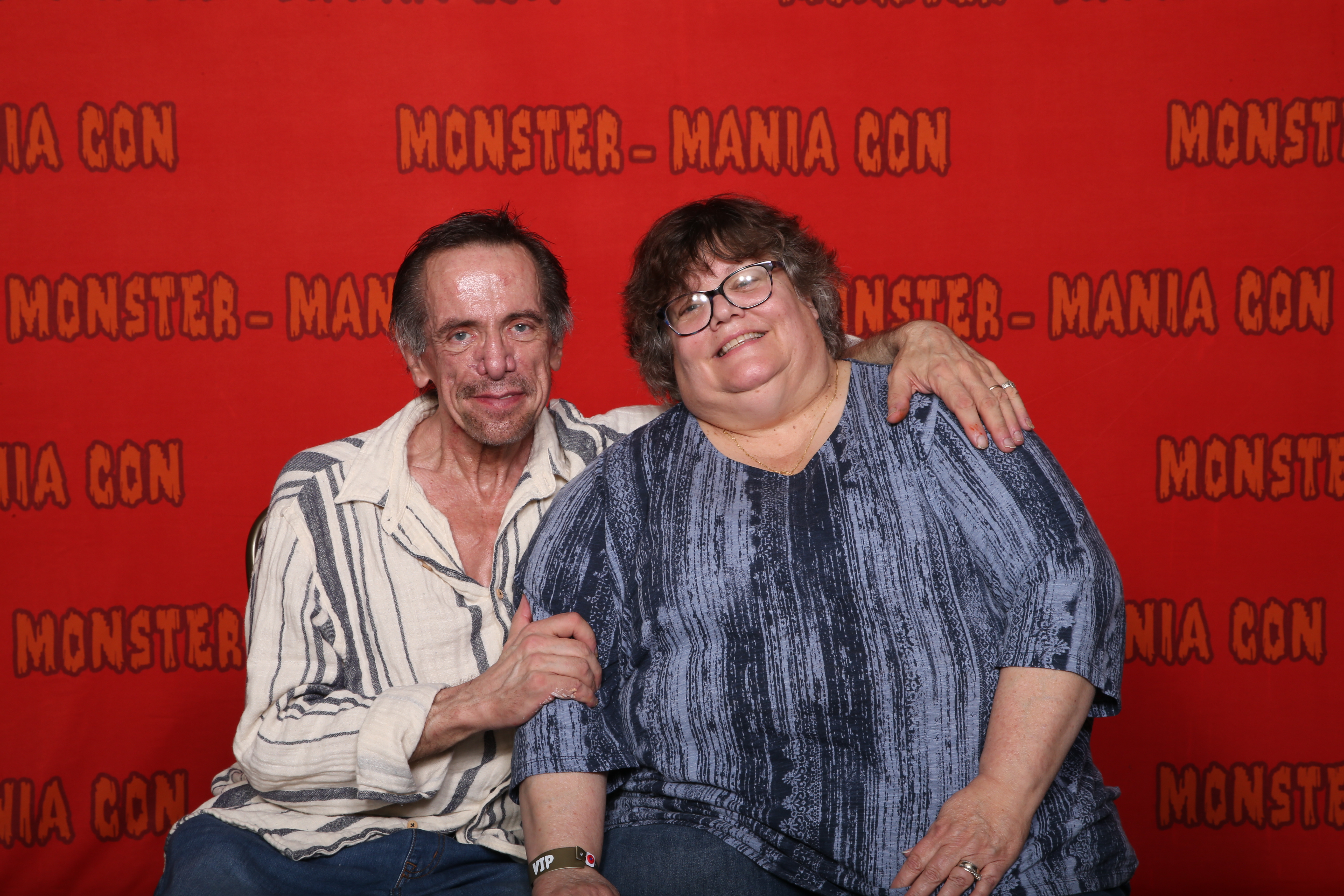 Clive Barker (Horror Writer) with Helen